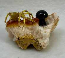 Load image into Gallery viewer, Barite with Yellow Agate Spiderling