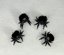 Load image into Gallery viewer, Hand Made Black Warm Fuzzy Jumping Spider