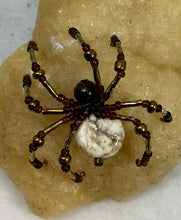 Load image into Gallery viewer, Calcite Display with Magnesite Spiderling