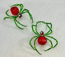 Load image into Gallery viewer, Beaded Cherry Spider
