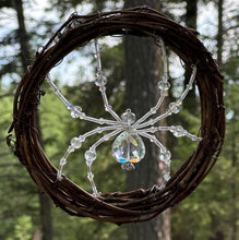 Load image into Gallery viewer, Hand Beaded Crystal Queen Sun Catcher Spider