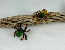 Load image into Gallery viewer, Hand Made Male Emerald Jumping Spider