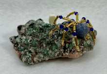 Load image into Gallery viewer, Epidote Display with Blue Lapis Spiderling
