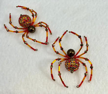 Load image into Gallery viewer, Beaded Fall Sparkle Spider