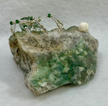 Load image into Gallery viewer, Green Fluorite with Green Phantom Quartz Spiderling