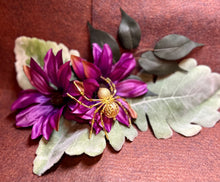 Load image into Gallery viewer, Gold Metal Filigree Beaded Spider