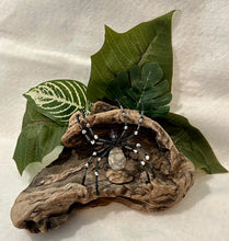 Load image into Gallery viewer, Beaded Grey Marble Spider