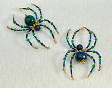 Load image into Gallery viewer, Beaded Malachite and Azurite Spider
