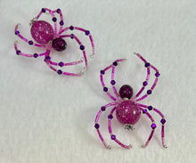 Load image into Gallery viewer, Beaded Purple Passion Spider