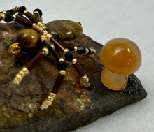 Load image into Gallery viewer, Pyrite with Tiger's Eye Spiderling
