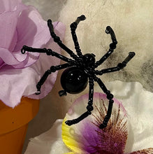 Load image into Gallery viewer, Beaded Rainbow Obsidian Spiderling