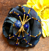 Load image into Gallery viewer, Beaded Aqua Terra Jasper Spider