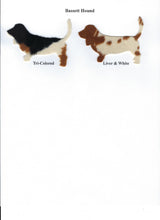 Load image into Gallery viewer, Handmade Custom Bassett Hound Dog Blank Greeting Card