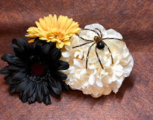 Load image into Gallery viewer, Beaded Silver Sheen Obsidian Spider