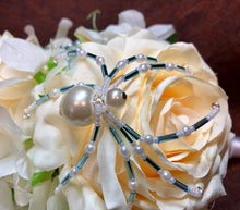 Load image into Gallery viewer, Beaded Bridal Spider