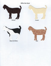 Load image into Gallery viewer, Handmade Custom Large Animal Billie the Goat Blank Greeting Card