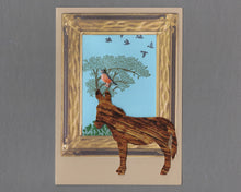 Load image into Gallery viewer, Handmade Custom Large Animal Brighty the Donkey Blank Greeting Card