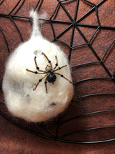 Load image into Gallery viewer, Beaded Black Lava Spiderling