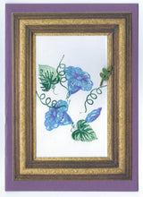 Load image into Gallery viewer, Handmade Custom Fabric Buster the Bird Watching Cat Blank Greeting Card