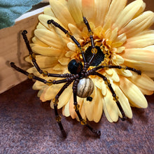 Load image into Gallery viewer, Beaded Picture Jasper Spider