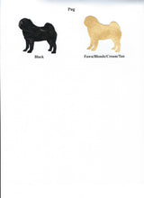 Load image into Gallery viewer, Handmade Custom Pug Dog Blank Greeting Card