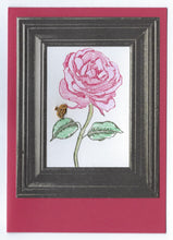 Load image into Gallery viewer, Handmade Custom Fabric Lucky the Licking/Cleaning Cat Blank Greeting Card