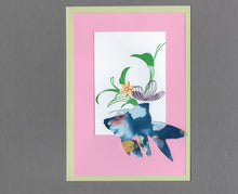 Load image into Gallery viewer, Handmade Custom Small Animal Bubbles the Fish or Betta Blank Greeting Card
