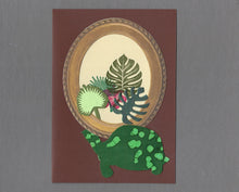 Load image into Gallery viewer, Handmade Custom Small Animal Franklin the Turtle or Tortoise Blank Greeting Card