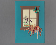 Load image into Gallery viewer, Handmade Custom Small Animal Hairy the Spider Blank Greeting Card