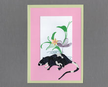 Load image into Gallery viewer, Handmade Custom Small Animal Rodney the Rat Blank Greeting Card