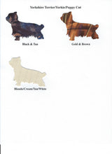 Load image into Gallery viewer, Handmade Custom Yorkshire Terrier Puppy Cut Dog Blank Greeting Card