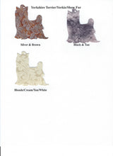 Load image into Gallery viewer, Handmade Custom Yorkshire Terrier Show Cut Dog Blank Greeting Card