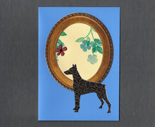 Load image into Gallery viewer, Handmade Custom Doberman Pinscher Dog Blank Greeting Card