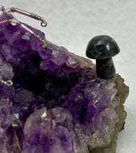 Load image into Gallery viewer, Amethyst Display with Faceted Amethyst Spiderling
