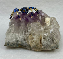 Load image into Gallery viewer, Amethyst Display with Sodalite Spiderling
