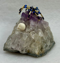 Load image into Gallery viewer, Amethyst Display with Sodalite Spiderling
