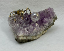 Load image into Gallery viewer, Amethyst Display with Smoky Topaz Spiderling
