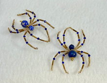 Load image into Gallery viewer, Beaded Aqua Terra Jasper Spider
