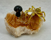 Load image into Gallery viewer, Barite with Yellow Agate Spiderling
