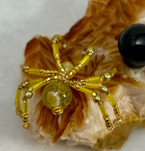 Load image into Gallery viewer, Barite with Yellow Agate Spiderling
