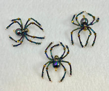 Load image into Gallery viewer, Beaded Aurora Borealis Spiderling
