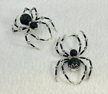 Load image into Gallery viewer, Beaded Black Lava Spider
