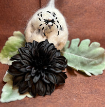 Load image into Gallery viewer, Beaded Black &amp; White Spiderling
