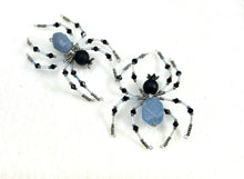 Load image into Gallery viewer, Beaded Blue Agate Spider
