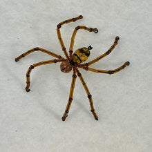 Load image into Gallery viewer, Beaded Brown Recluse Spider
