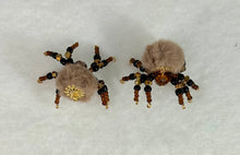 Load image into Gallery viewer, Hand Made Brown Warm Fuzzy Jumping Spider
