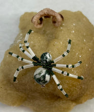 Load image into Gallery viewer, Calcite with Tree Agate Spiderling
