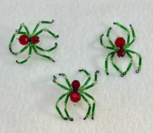 Load image into Gallery viewer, Beaded Cherry Spiderling
