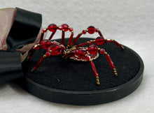Load image into Gallery viewer, Vintage Metal Dart Board Cufflink on Black 4 Inch Hoop Spider
