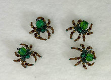 Load image into Gallery viewer, Hand Made Male Emerald Jumping Spider
